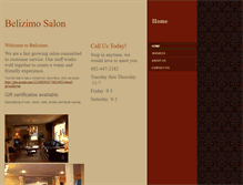 Tablet Screenshot of belizimosalon.com
